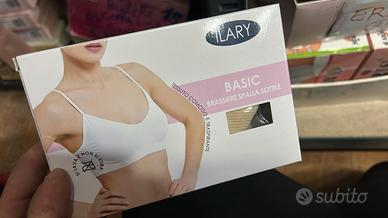 Brassiere donna Ilary Basic senza coppa spalla