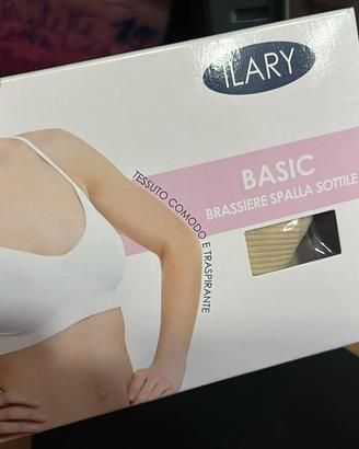 Brassiere donna Ilary Basic senza coppa spalla