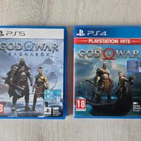 God of War e GOW Ragnarok per Ps5