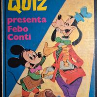 libro Vintage  "Manuale Quiz" di Walt Disney 1972