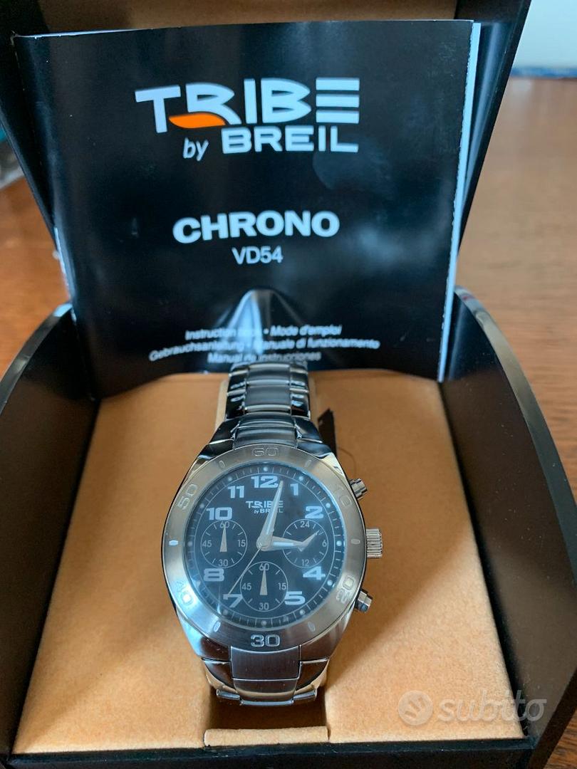 Cronografo TRIBE by BREIL VD54 nuovo Abbigliamento e Accessori