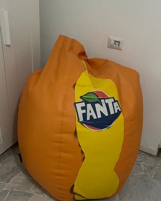 Pouf sacco Fanta originale vintage