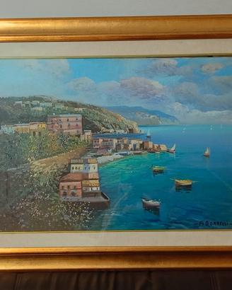 Quadro antico olio su tela