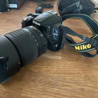 Nikon D3100 kit accessori e 2 obiettivi