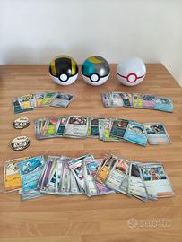 Lotto Poke Ball e carte Pokemon