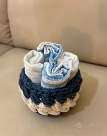 Cestino porta lavette uncinetto