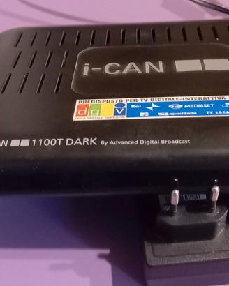 Decoder I-CAN 1100T DARK (solo SD)