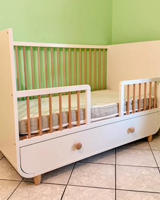 Lettino IKEA MYLLRA 70x140 con materasso