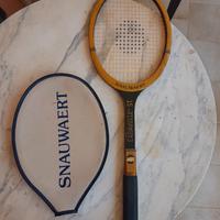 racchetta tennis in legno