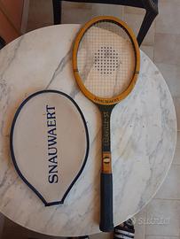 racchetta tennis in legno