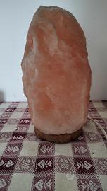 Lampada di sale rosa