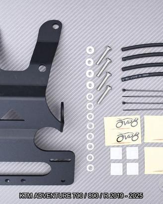 Portatarga corto KTM ADVENTURE 790 890 R 2019 2025