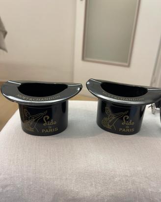 Coppia Posaceneri Vintage cilindro Moet & Chandon