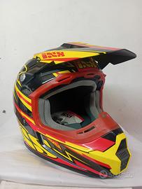 casco cross enduro ixs grafica lucido taglia S
