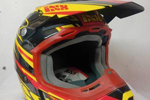 casco cross enduro ixs grafica lucido taglia S