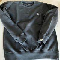 Felpa nera pesante Adidas