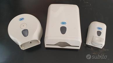 dispensare sapone carta igienica salviette asciuga
