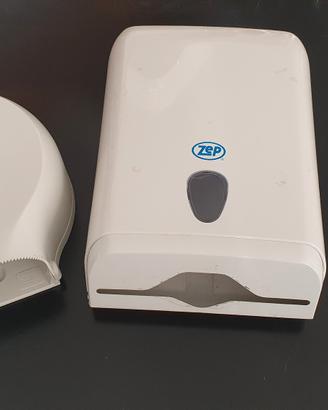 dispensare sapone carta igienica salviette asciuga