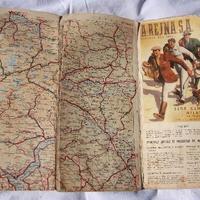 Carta topografica stradale anni 50