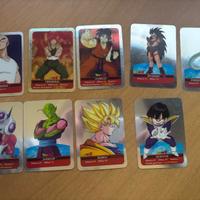 Lotto 9 Lamincards Dragon Ball Z – silver