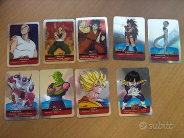 Lotto 9 Lamincards Dragon Ball Z – silver