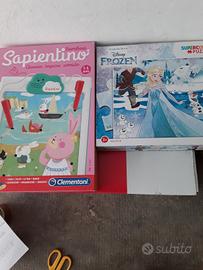 sapientino clementoni bambina e Frozen disney 