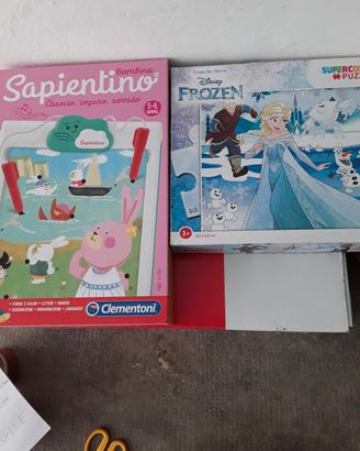 sapientino clementoni bambina e Frozen disney 