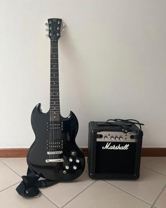 Chitarra elettrica e amplificatore