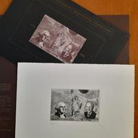 Incisione a bulino di A. Galeazzi Bicentenario USA