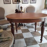 Tavolo Allungabile Vintage Restaurato a Mano