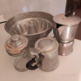 Set alluminio vintage 