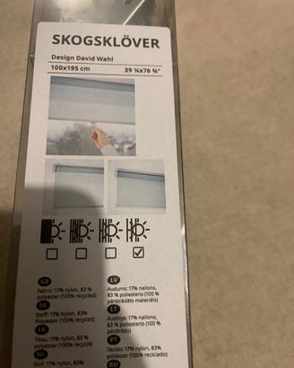 Tenda Ikea a rullo 195x100 verde salvia - nuova