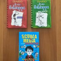 2 volumi "Diario di una Schiappa" + "Scuola media…