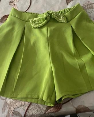 pantaloncino verde