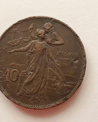 10 centesimi 1911 Vittorio Emanuele III 