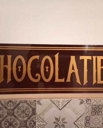 insegna negozio Chocolatier