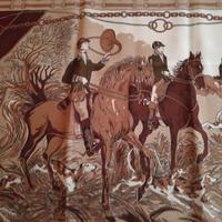 Foulard 78x78 100% Polyester marca Hermes