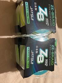 Filo da pesca trecciato Jatsui ZE-BRAID Z8
