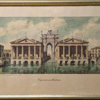 Tre quadri di Toni Vedù 'Capriccio Palladiano'