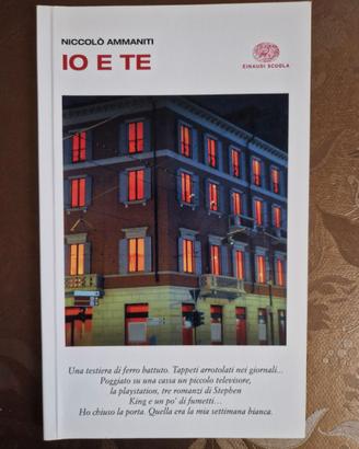 Libro Io e te di Niccolò Ammaniti