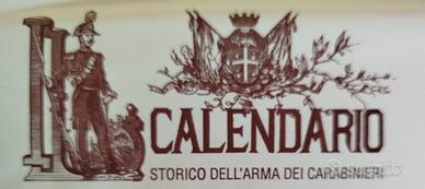 Calendario Storico Carabinieri