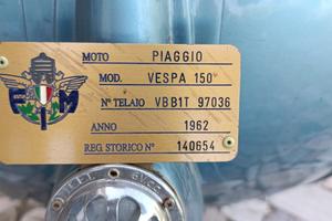 Piaggio Vespa 150 (VBA1-VBB1) - 1962