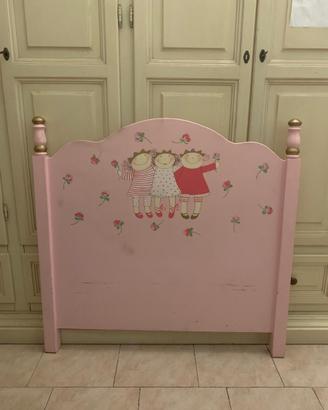 Set cameretta rosa in legno