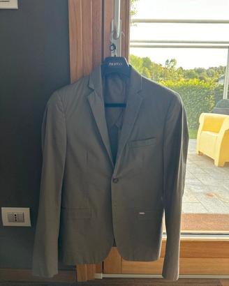 Completo giacca e pantalone TG 46 color tortora