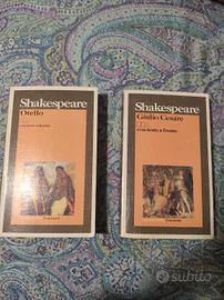 Libri Shakespeare: Otello e Giulio Cesare 