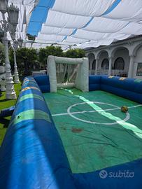 gonfiabile campo da calcio