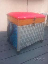 Panchetto da pesca vintage Francese. 