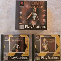 Cofanetto Tomb Raider + Tomb Raider 2 PS1 RARO