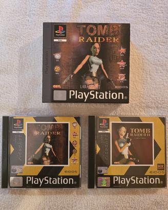 Cofanetto Tomb Raider + Tomb Raider 2 PS1 RARO