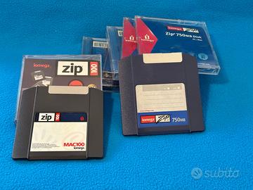 6x iomega Zip Disk (100/750 MB)